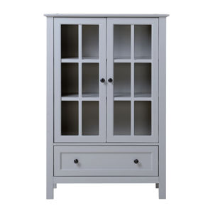 סיטונאי MDF עץ גבוה 2 דלתות עם 1 מגירה ארון הדגשה לארון מטבח - Product Image 3