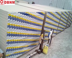 No Sag tablero de yeso de partición plana tablero de yeso de pared seca espesor <span class=keywords><strong>del</strong></span> sistema de techo suspendido 6,5mm 6,8mm Mercado de Sudáfrica - Product Image 3