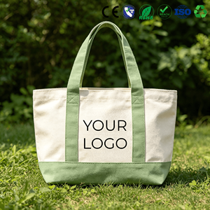 Bolsa <span class=keywords><strong>de</strong></span> Mano <span class=keywords><strong>de</strong></span> Lona <span class=keywords><strong>de</strong></span> Algodón Orgánico al por Mayor, con Logotipo Personalizado, Ecológica y Sostenible, <span class=keywords><strong>de</strong></span> Gran Capacidad, para Compras - Product Image 1