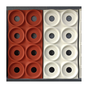 Azulejos de una sola pared 3D blancos modernos Panel hueco de PU duradero Diseño de interiores de hotel Partición de pared de <span class=keywords><strong>piedra</strong></span> artificial duradera - Product Image 6