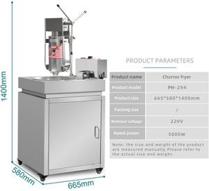 Máquinas Expendedoras de Snacks a Precios Más Bajos en 2025, Máquina para Hacer Churros Españoles con 5 Moldes y Freidora, en Venta - Product Image 4