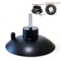 Support de pied de meuble transfrontalier 84 cm avec ventouse puissante en caoutchouc PVC, crochet pour verre, tige à vis M6, antidérapant pour tables et chaises