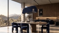 Panneaux acoustiques de plafond en PET, solution absorbante du son suspendue pour les intérieurs de bureaux modernes