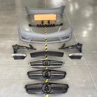 Kit carrosserie C63 pour Mercedes-Benz Classe C W204 LCI 2011-2014, mise à niveau vers un kit carrosserie complet AMG