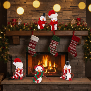 Kit <span class=keywords><strong>de</strong></span> Manualidades Navideñas <span class=keywords><strong>de</strong></span> 9 Piezas, Arcilla para Modelar, Kit para Hacer Muñecos <span class=keywords><strong>de</strong></span> Nieve, Regalos <span class=keywords><strong>de</strong></span> Navidad, Rellenos <span class=keywords><strong>de</strong></span> Calcetines Navideños <span class=keywords><strong>de</strong></span> Invierno - Product Image 6