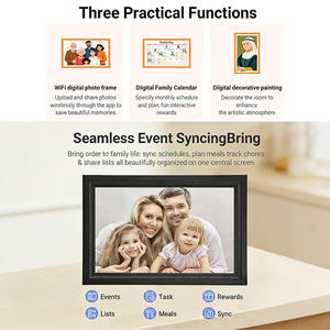 Cadre <span class=keywords><strong>photo</strong></span> numérique intelligent 15,6 pouces, album cloud, calendrier familial, galerie d'art, application mobile, calendrier mural électronique <span class=keywords><strong>pour</strong></span> maison intelligente - Product Image 2