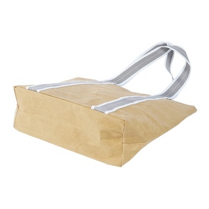 Sac cadeau en papier kraft <span class=keywords><strong>rectangulaire</strong></span> avec poignée tournante, pliable, personnalisé, marron, pour le Shopping, nouvelle collection - Product Image 6
