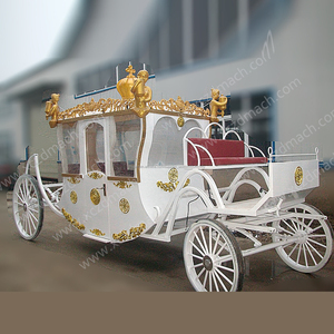 Clásico caballo real transporte cómodo carruaje real europea/familia real transporte carruaje real fabricante {ZD-RC07} - Product Image 5