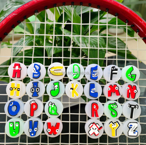 Nouveauté : Amortisseur de vibrations pour raquette de <span class=keywords><strong>tennis</strong></span> pour homme, en silicone rond, anti-vibrations, couleur et motif personnalisés - Product Image 6
