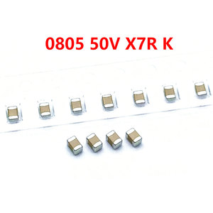 100 piezas de Condensadores Cerámicos MLCC 0805 50V X7R C0G, 1PF 1.5 2.2 3.3 4.7 10UF 15 22 24 33 36 47 100 150 220 330 470NF 104 105 106 - Product Image 1