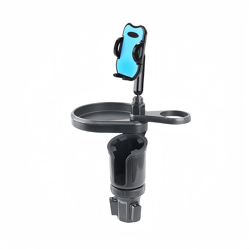 3 in 1 Car Drink Holder Extendable Phone Mount - Adjustable Arm Car Cup Holder by Shenzhen Shengyou