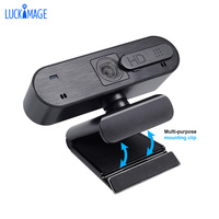 Cámara Web USB Full HD 1080P 30FPS con Enfoque Automático, Sensor CMOS, Micrófono Integrado, USB2.0 de Alta Velocidad para Videoconferencias, 1 Año de Garantía