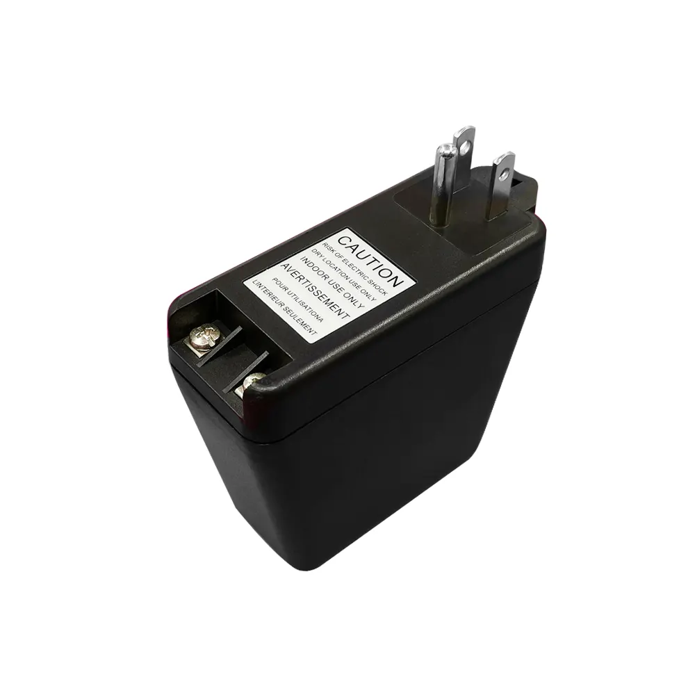 Novo transformador plug-in transformador 9volt 2a, saída com adaptador de parafuso