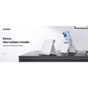 Adjustable Cell Phone And <b>Tablet</b> <b>Stand</b> 0-100 Non-Slip For Android And Ios Devices By Ugreen Plastic Desktop <b>Holder</b> - Product Image 3