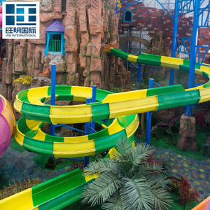 Glissière d'eau d'<span class=keywords><strong>intérieur</strong></span>/extérieure de fibre de verre d'équipement extérieur de parc aquatique d'enfants avec le mini parc aquatique pour la piscine - Product Image 5