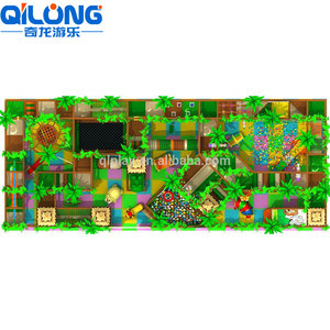 Los niños populares de la <span class=keywords><strong>selva</strong></span> verde de casa de madera de tema comercial de patio interior - Product Image 3