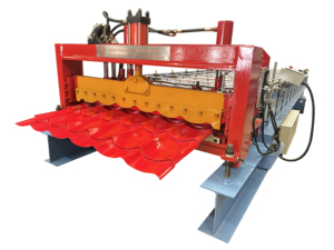 Nuova Macchina per la Produzione di Lamiere per Tetti in Acciaio Zincato e Macchina per la Fabbricazione di Tegole Smaltate - Product Image 3