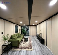 Structure en acier mobile moderne de luxe, étanche, préfabriquée, modulaire, extensible et pliable, pour l'extérieur, de 20, 30, 40 pieds, avec 2 à 4 chambres