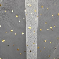 Tissu blanc respirant léger 30 g/m² 90 % nylon + 10 % paillettes pour robes de soirée et robes à paillettes, tissu tulle, tissu dentelle