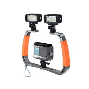 Telesin - Soporte de Aluminio con Doble Empuñadura <span class=keywords><strong>para</strong></span> <span class=keywords><strong>Gimbal</strong></span>, Estabilizador de Cámara <span class=keywords><strong>para</strong></span> DSLR, GoPro y Cámaras de Acción - Product Image 2