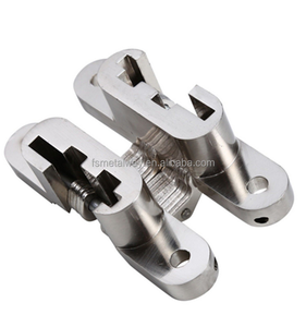 مفصل باب خفي غير مرئي قابل للتعديل ثلاثي الأبعاد من الفولاذ المقاوم للصدأ 180 درجة ، Heavy Duty - Product Image 5