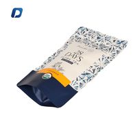 Emballage Pochette Zip Imprimée Sur Mesure pour Sachets de Thé Compostable Biodégradable Qualité Alimentaire Papier Kraft Doypack Boisson