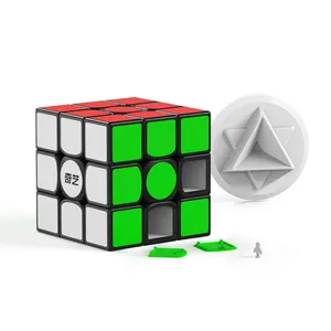 Qiyi mainan teka-teki ajaib untuk anak-anak, mainan Puzzle pendidikan kubus maks 3*3 warrior PLUS 38CM