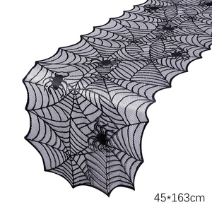 Juego <span class=keywords><strong>de</strong></span> Encaje Negro Estilo Europeo y Americano, Camino <span class=keywords><strong>de</strong></span> Mesa y Mantel con Diseño <span class=keywords><strong>de</strong></span> Telaraña <span class=keywords><strong>para</strong></span> <span class=keywords><strong>Halloween</strong></span>, <span class=keywords><strong>Tela</strong></span> Decorativa <span class=keywords><strong>para</strong></span> <span class=keywords><strong>Halloween</strong></span> - Product Image 5