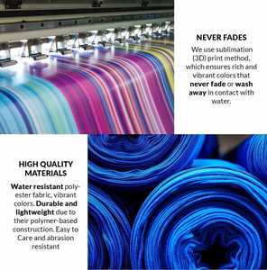 Customized Big Rave Festival UV Sublimation <b>Handheld</b> <b>Fan</b> With Logo - Product Image 3