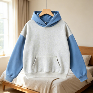 Sweat à capuche homme oversize en molleton 100 % polyester de haute qualité, motif araignée 3D en relief, manches longues, collection hiver 2026 - Product Image 1