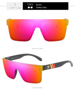 DUBERY OFFICIAL Occhiali da Sole Sportivi Polarizzati da Uomo, Lusso 2026, Alta Qualità, Trendy, Cool, Stile Gucci, Rossi, Unisex - Product Image 5
