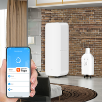 Détecteur de fuite d'eau intelligent WiFi Tuya, alarme, application Smart Life, alerte d'inondation pour sous-sol et lave-linge