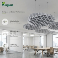 Panneau acoustique en forme de nuage, panneau de plafond en feutre polyester, absorbeur de son suspendu pour bureau, école, salle