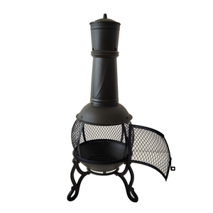 En Oferta: <span class=keywords><strong>Chimenea</strong></span> Alta para <span class=keywords><strong>Leña</strong></span> <span class=keywords><strong>de</strong></span> Acero al Carbono Negro para Exteriores, Ideal para Acción <span class=keywords><strong>de</strong></span> Gracias - Product Image 6
