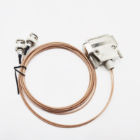 Adaptateur coaxial RF personnalisé à prix d'usine, connecteur BNC vers DB25 mâle avec câble RG316 RG178, modèle XD-CA90008