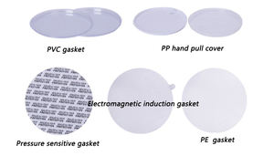 Vente en gros de 1oz 4oz 6oz 8oz 12oz 16oz pot en plastique PET transparent pour crème au beurre corporel avec couvercle en aluminium pots en plastique pour épices - Product Image 4