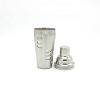 Vente en gros, 3 pièces, 25oz/700ml, mélange de barmen en argent, Mojito Martini Bar Cobbler Cocktail Shaker avec recette sur le côté de la Rotation