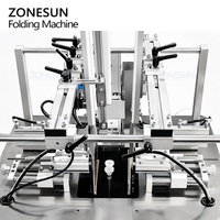 Machine de pliage et d'érection de boîtes semi-automatique à grande vitesse industrielle ZONESUN ZS-SFEM01