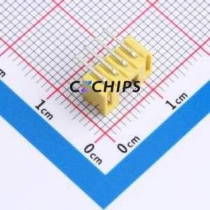 WAFER-PH2.0-4PWZ-H62 Wire-to-Board Pin Header Bent Lead Through Hole,P=2mm Connector 1x4P 2mm Right Angle Insert PH - Product Image 2