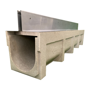 Drain linéaire invisible en acier inoxydable pour <span class=keywords><strong>piscine</strong></span> et douche extérieure, avec insert de carrelage anti-chute - Product Image 1