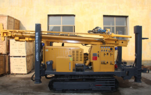 Hydraulische 350m putboringsmachine op vrachtwagen gemonteerd, diesel aangedreven waterputboorinstallatie te koop - Product Image 5