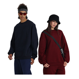 Nouveau Sweat-shirt Homme à Capuche Tricoté Uni Teint, Qualité Supérieure, Grammage Lourd 510 g/m², Coupe Oversize 2026 - Product Image 1