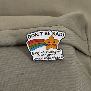 Pin de Esmalte con Frase de Salud Mental, Diseño de Rana Linda con Café, Broche, Insignia de Solapa, Joyería, Regalo, Venta al Por Mayor - Product Image 3