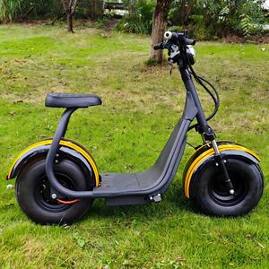 Scooter électrique Citycoco M1 <span class=keywords><strong>E</strong></span> importé de Chine, <span class=keywords><strong>2</strong></span> roues de 8 pouces, pneus larges, 12Ah 1500W, freins à disque hydrauliques, suspension avant - Product Image 1