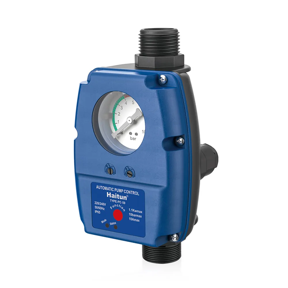 water pump pressure control