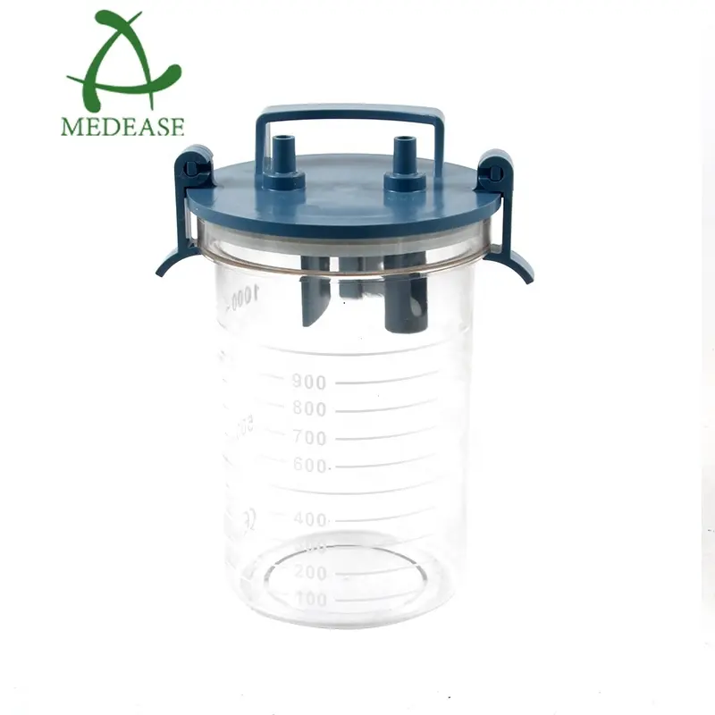 Médio garrafa de sucção médica/unidade jar de sucção para o regulador de sucção da fonte do hospital