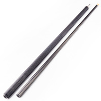 TuoYuan Queue de billard professionnelle avec fût en fibre de carbone pure Toray, poignée rigide et embouts de queue pour salle de billard