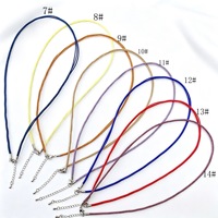 Cordon coloré coréen Haomi avec boucle en cuivre pour accessoires de bijoux DIY