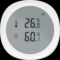 Capteur intelligent de température et d'humidité ZigBee, détecteur numérique à grand écran LCD pour l'intérieur, la maison et le bureau
