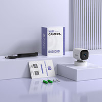 Caméra de surveillance intérieure sans fil WIFI CWISION 1080P HD, petite caméra IP pour la sécurité à domicile, surveillance des animaux de compagnie et des bébés, vision nocturne